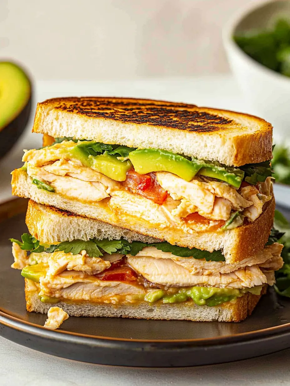 Chipotle Chicken Avocado Melt Recipe