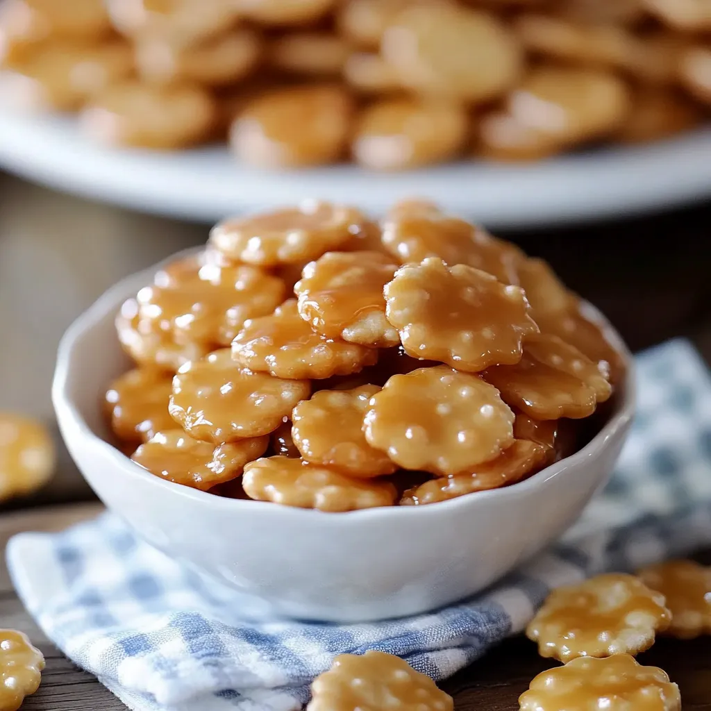 Salted Caramel Cracker Bites Recipe