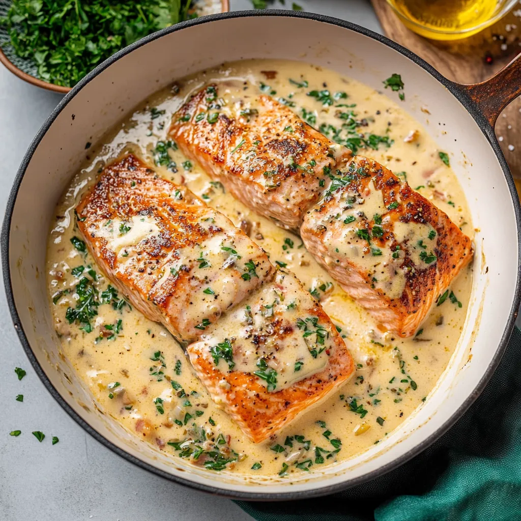 Tuscan Creamy Salmon