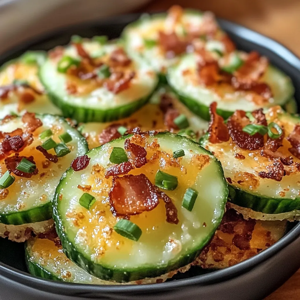 Bacon Cheese Cucumber