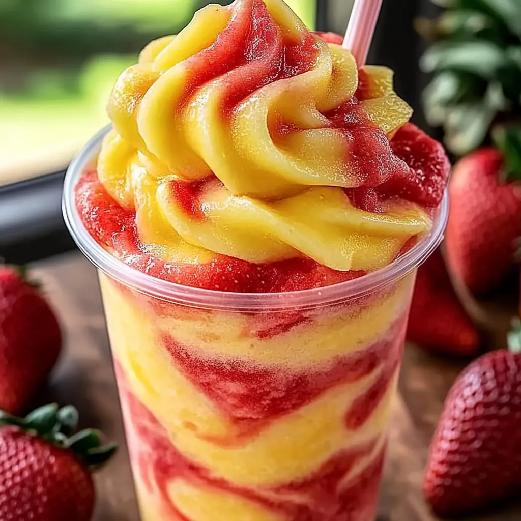 Tasty Pineapple Strawberry Drink