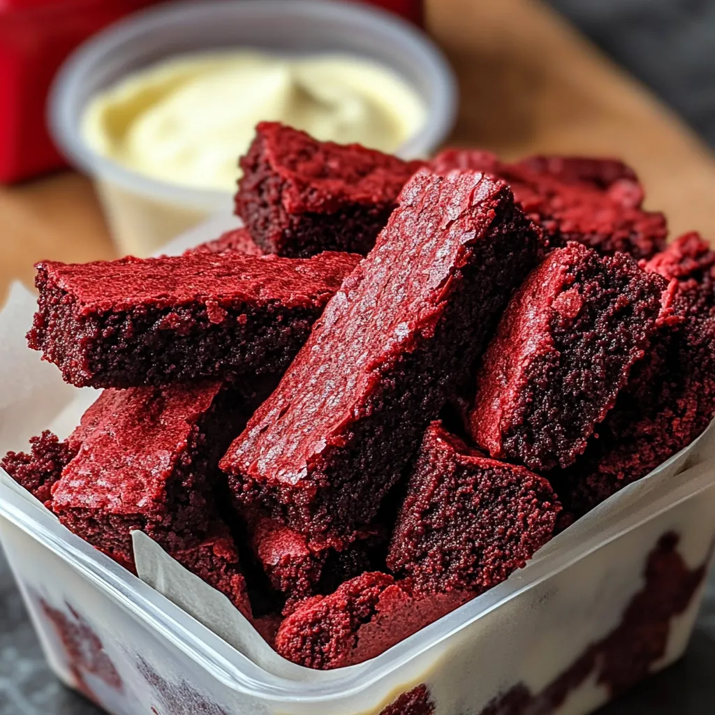 Brownie Dippers Served with Cheesecake Dip