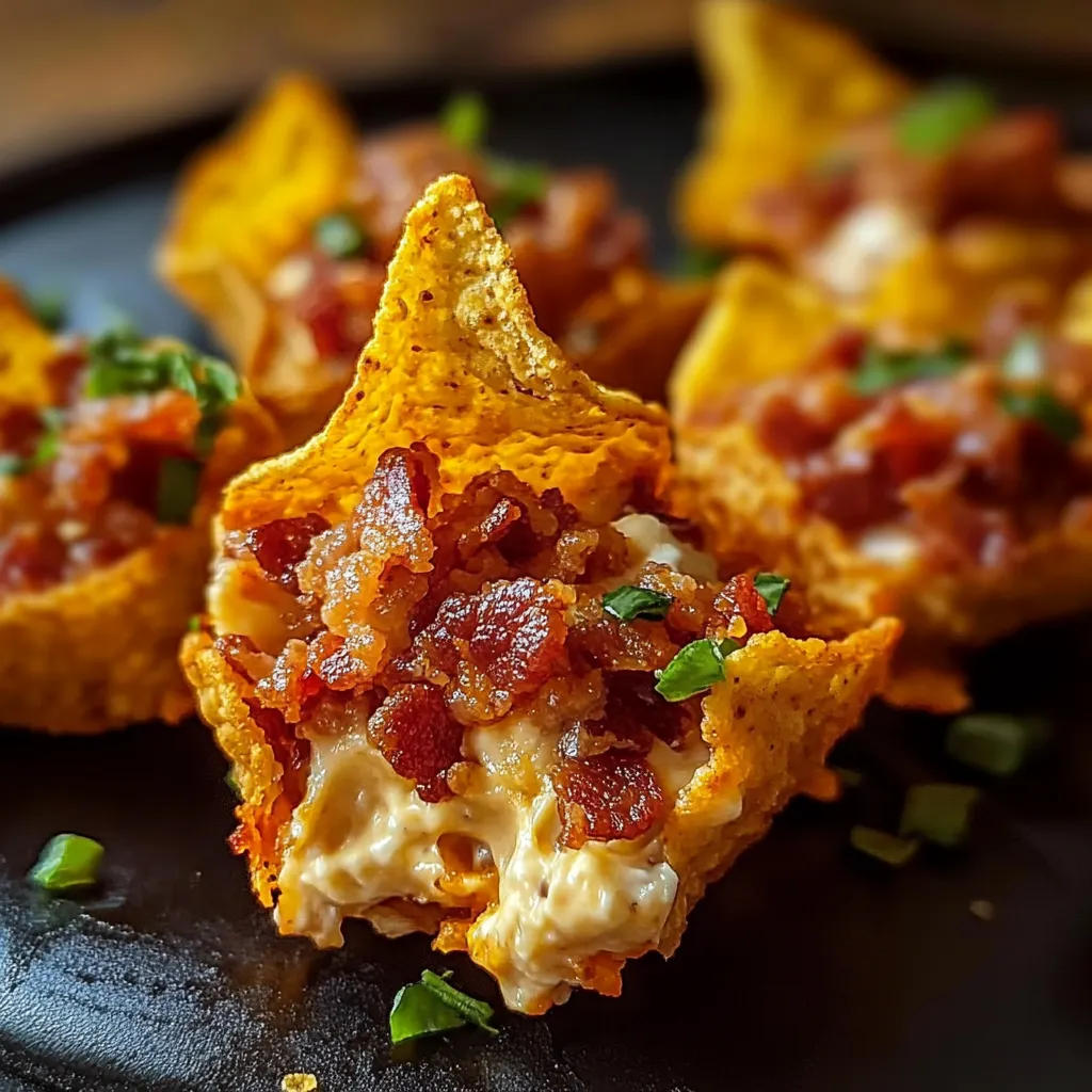 Crispy Bacon and Cheese Doritos Bites
