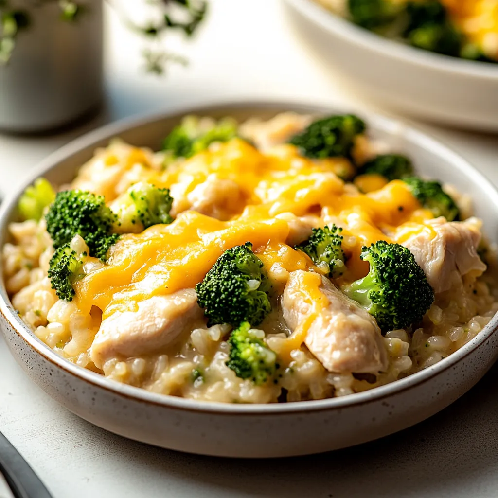 Broccoli, Chicken, and Cheese Bake
