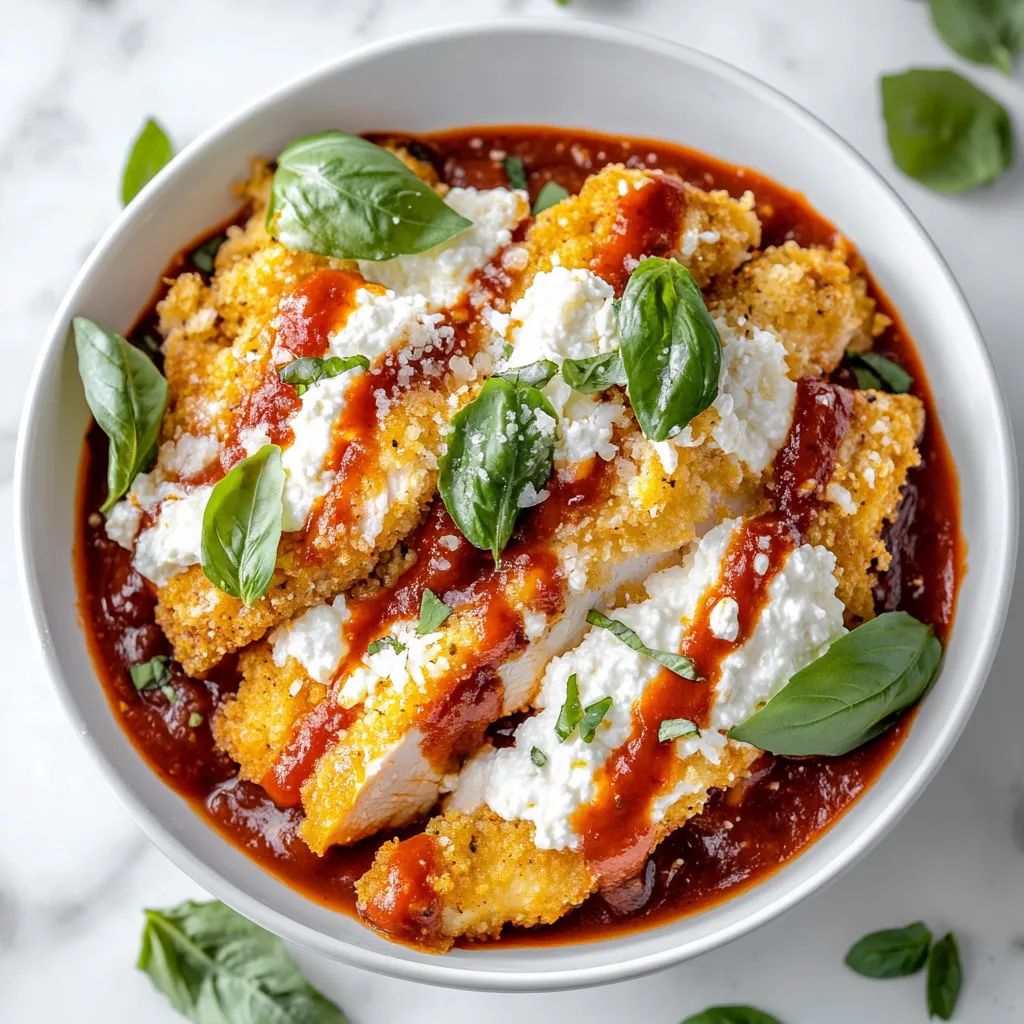 Crispy Chicken Bowl with Cottage Cheese