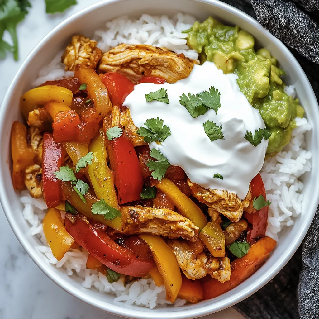 Fajita Bowl with Chicken