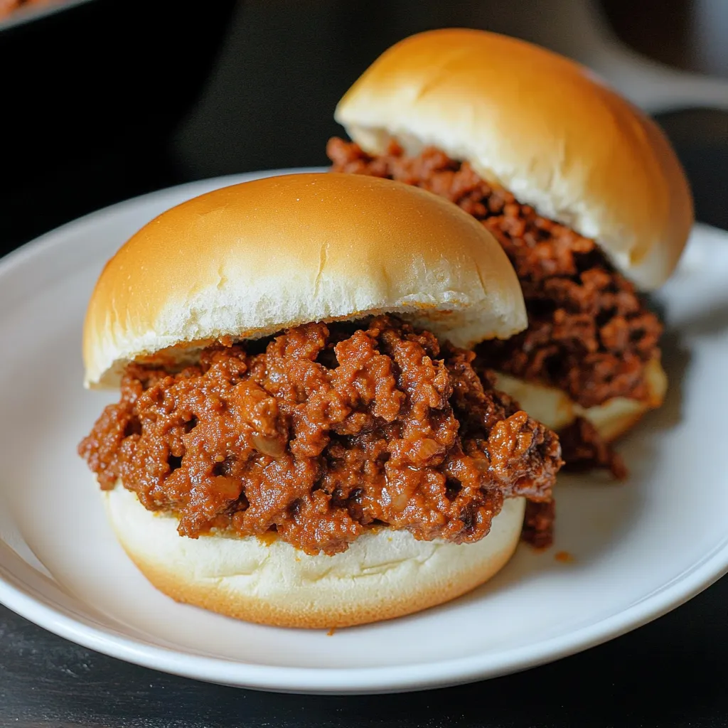 Cheesy Sloppy Joe Sandwich