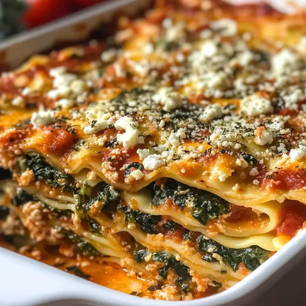 Easy Spinach Lasagna with Ricotta Recipe