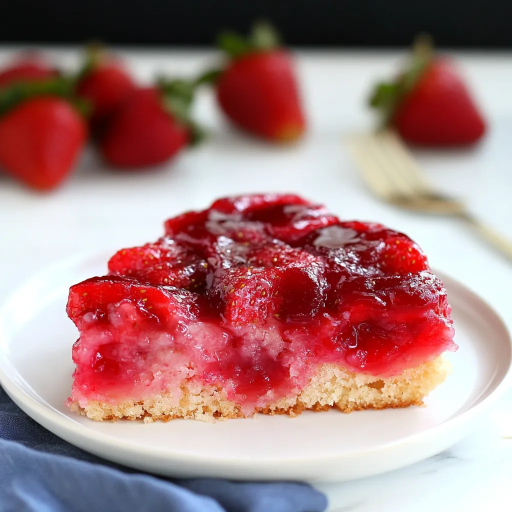 Strawberry Upside Down Cake