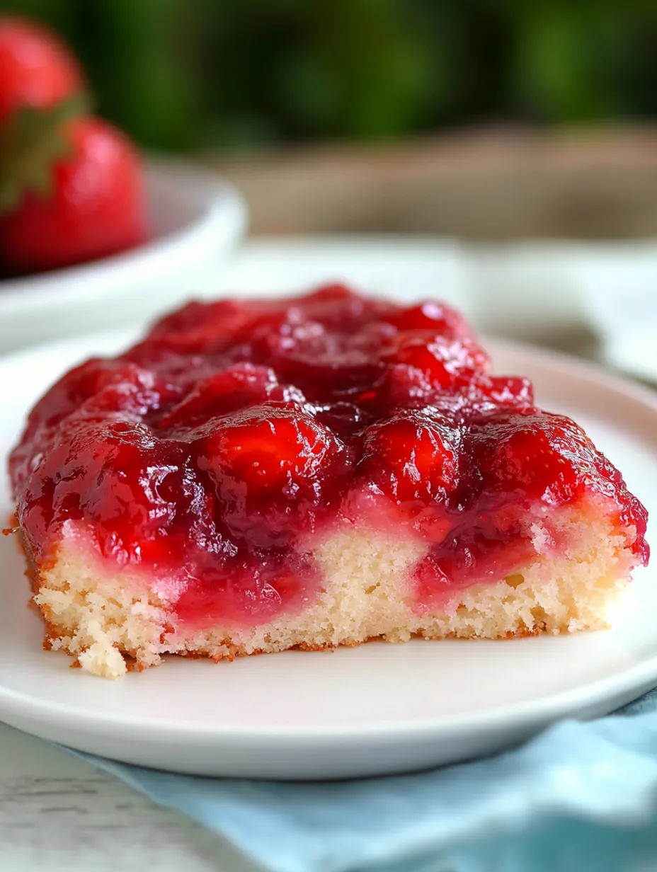 Strawberry Upside Down Cake Recipe