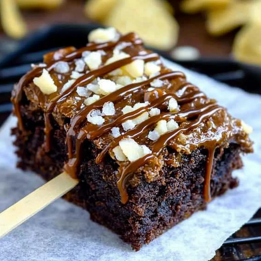 Salted Caramel Brownies