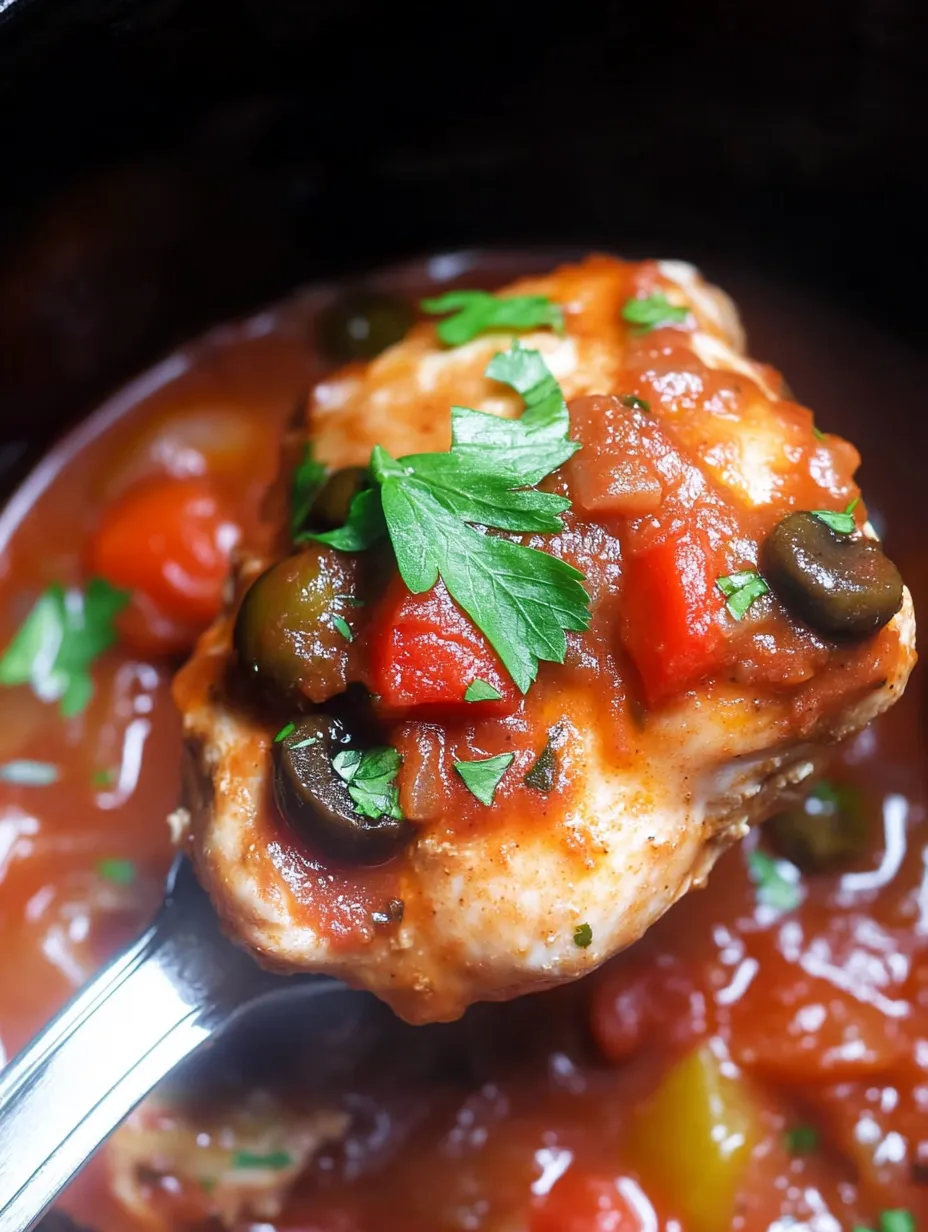 Crock Pot Chicken Cacciatore