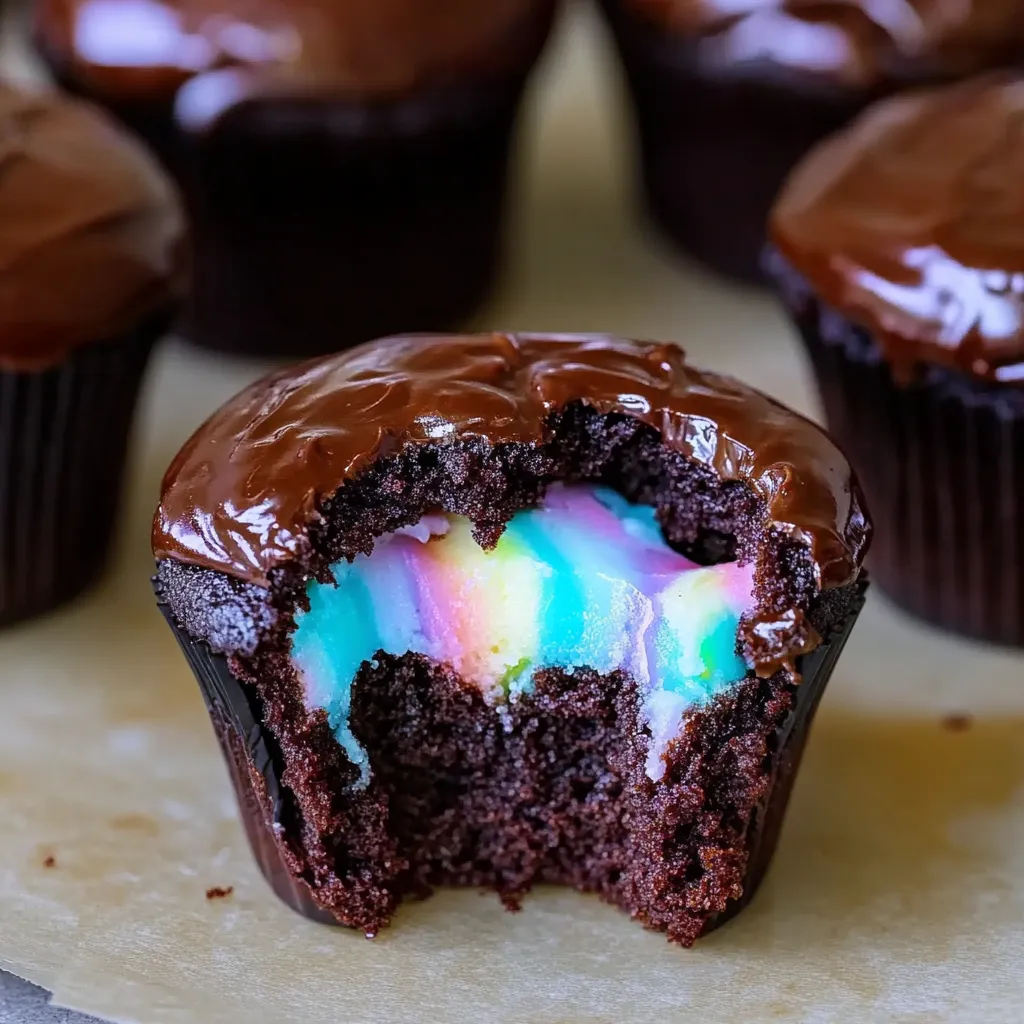 Rainbow Cupcakes
