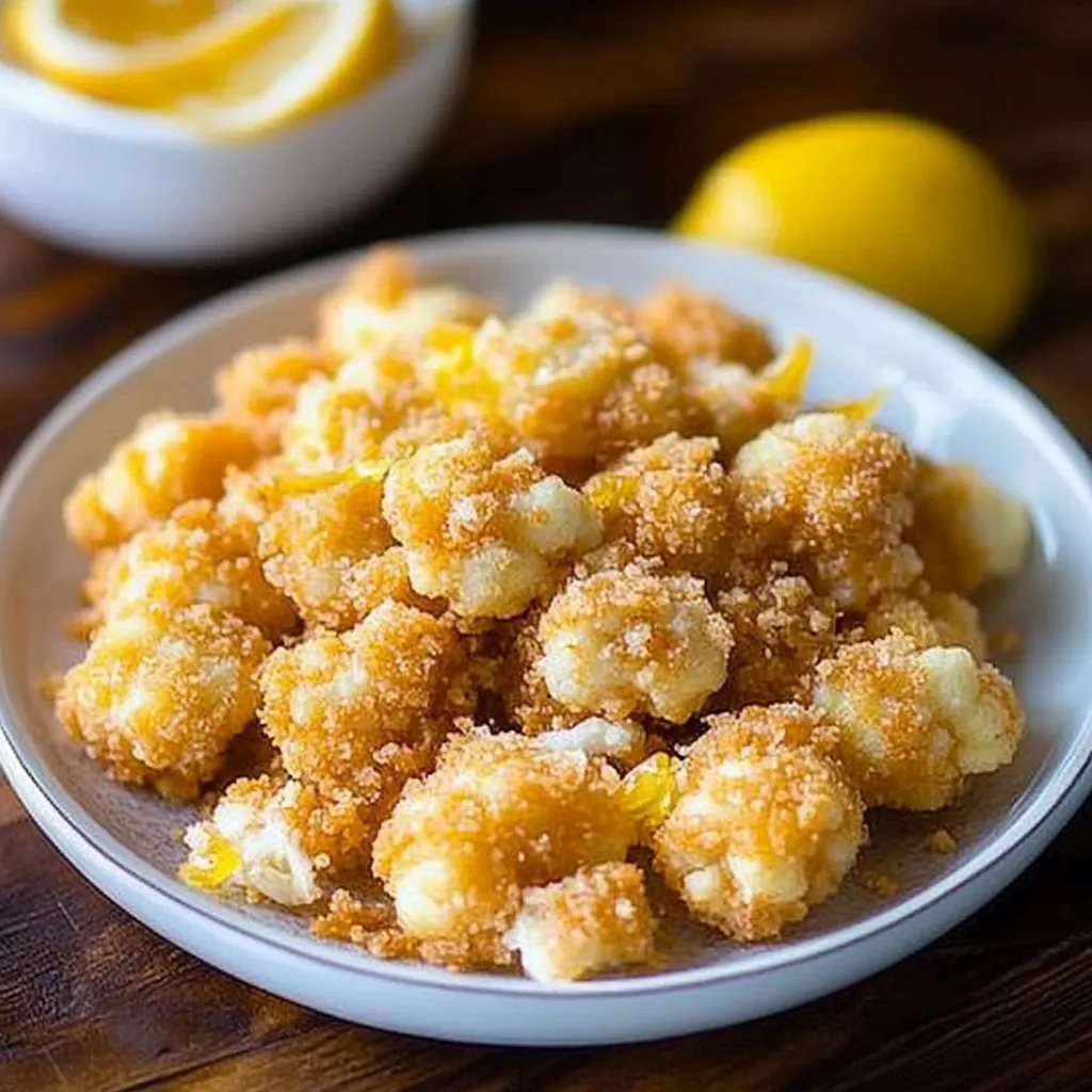 Sticky Lemon Cauliflower