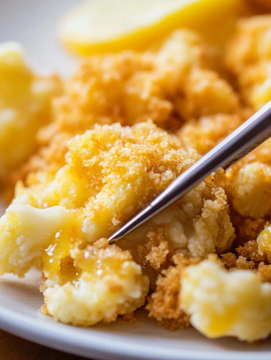 Sticky Lemon Cauliflower