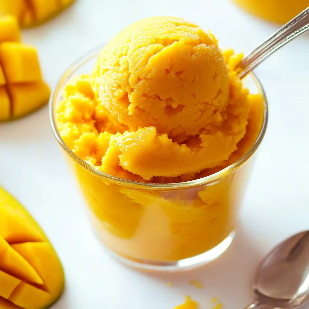 Mango Sorbet