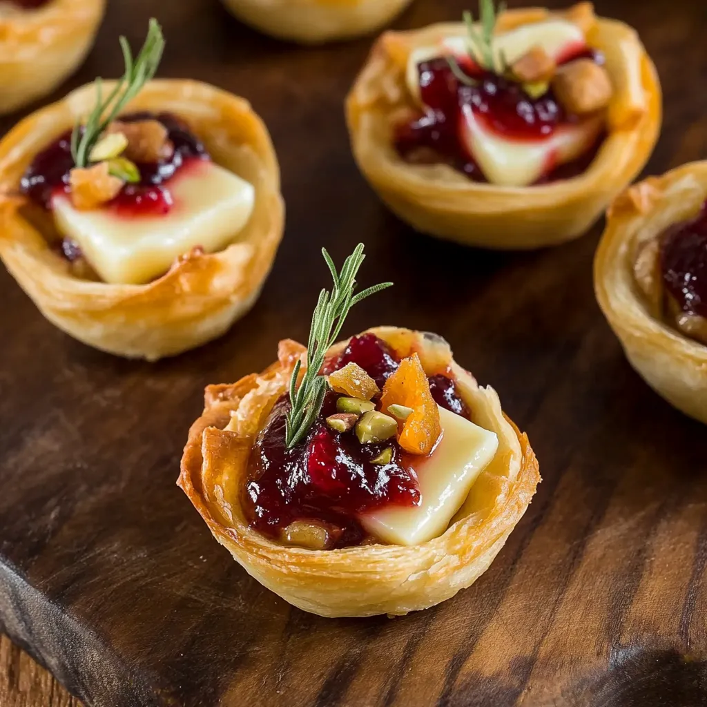 Cranberry Brie Bites