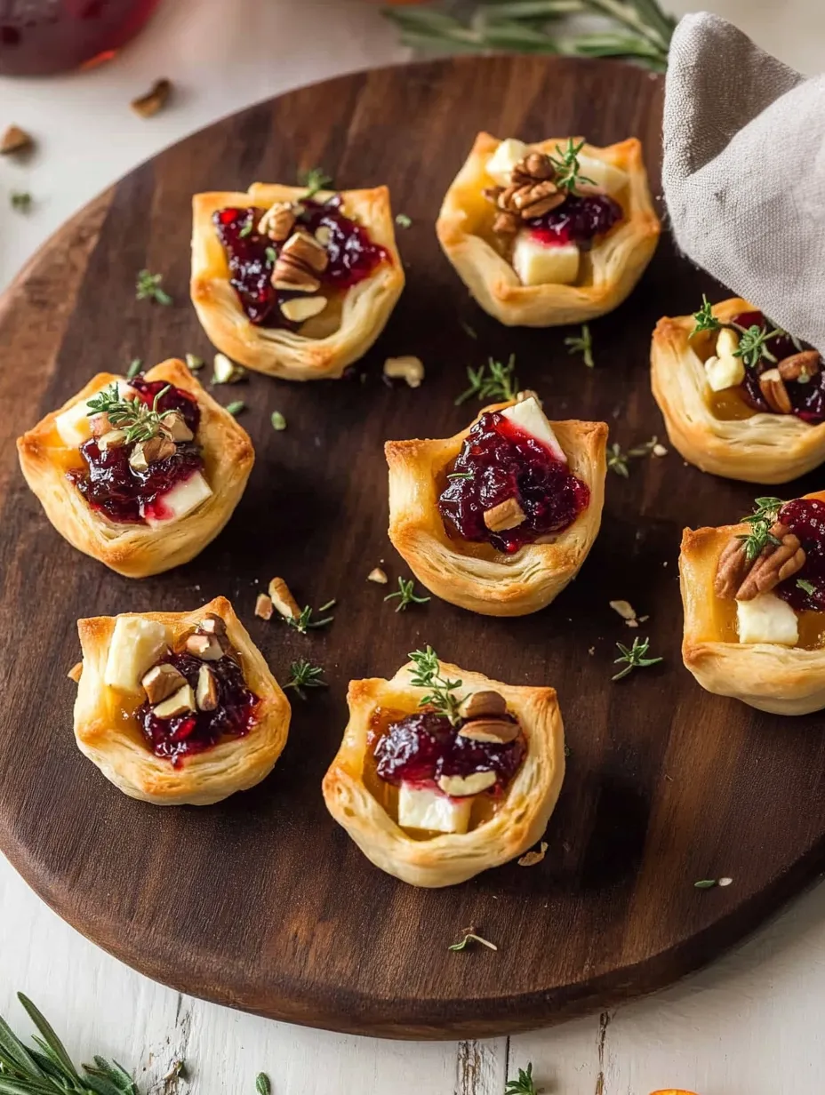 Cranberry Brie Bites