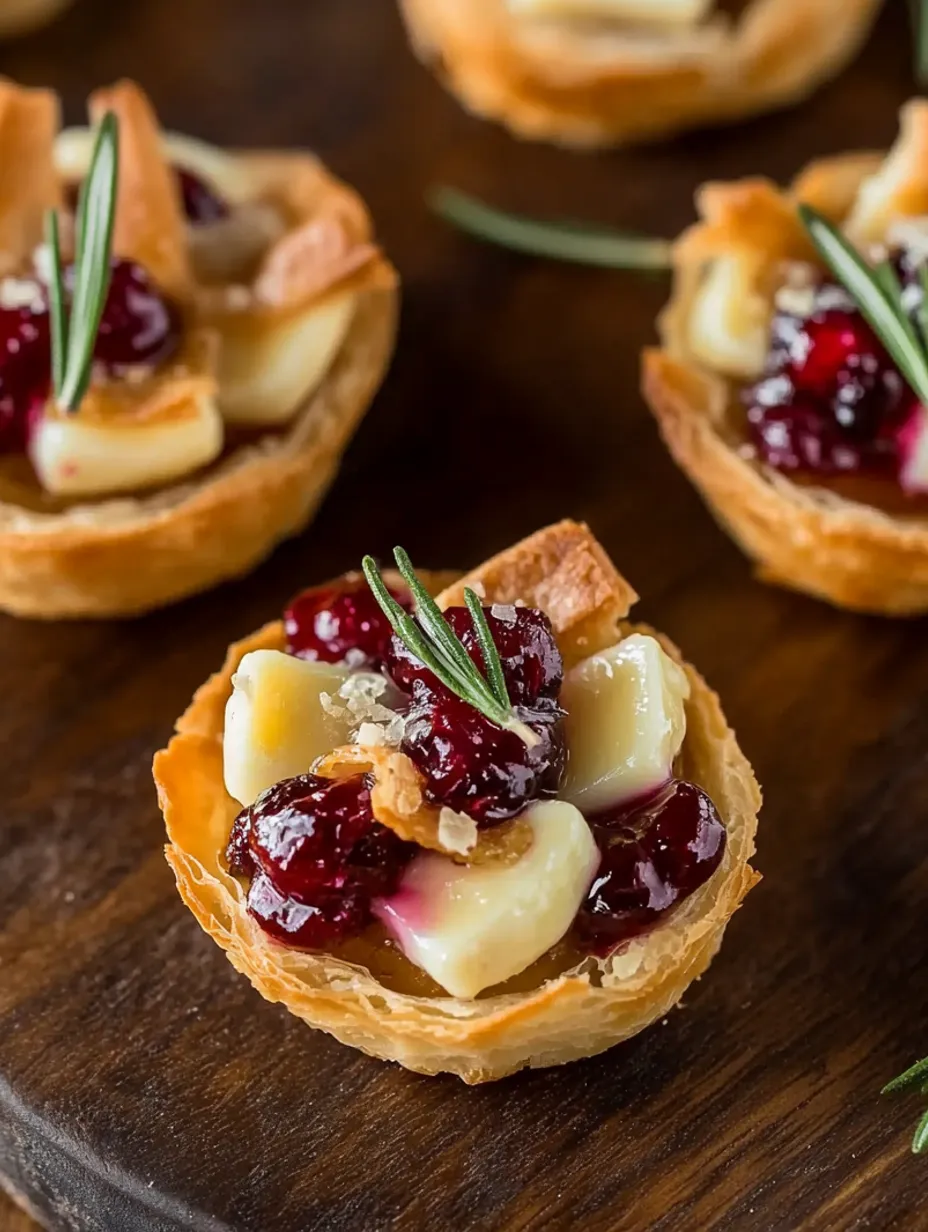Cranberry Brie Bites