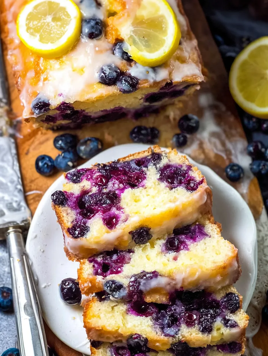 Easy Lemon Blueberry Bread