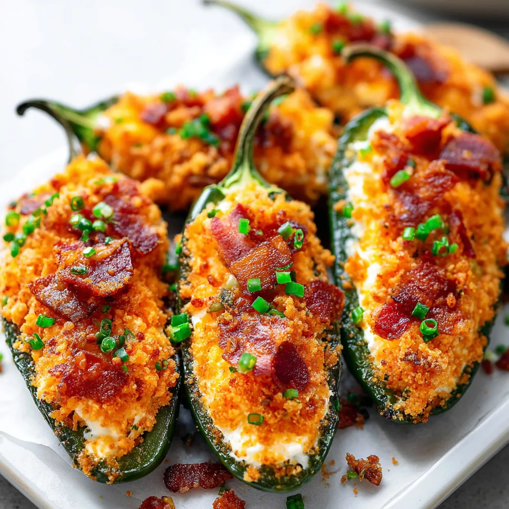 Oven Baked Jalapeño Poppers