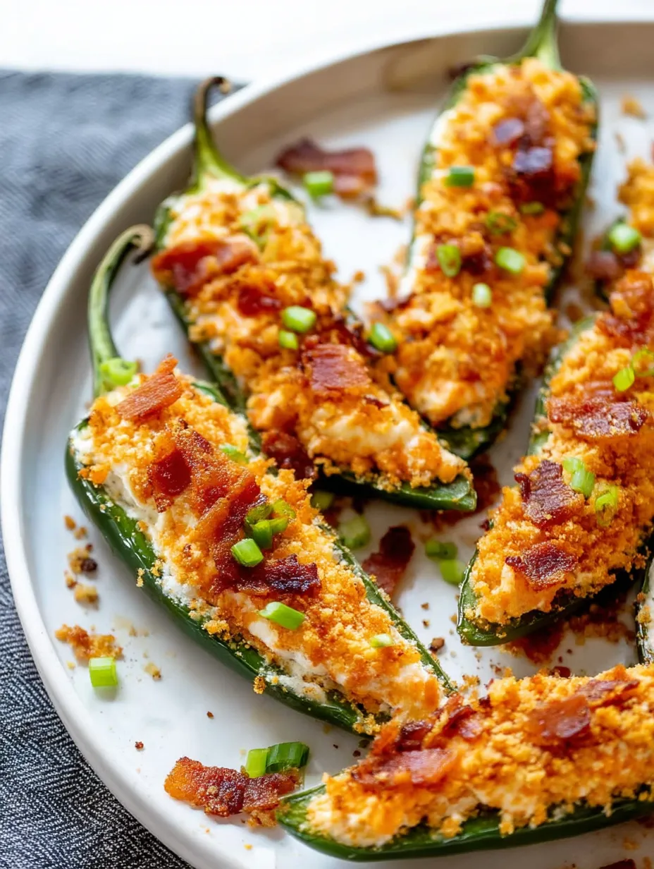 Oven Baked Jalapeño Poppers