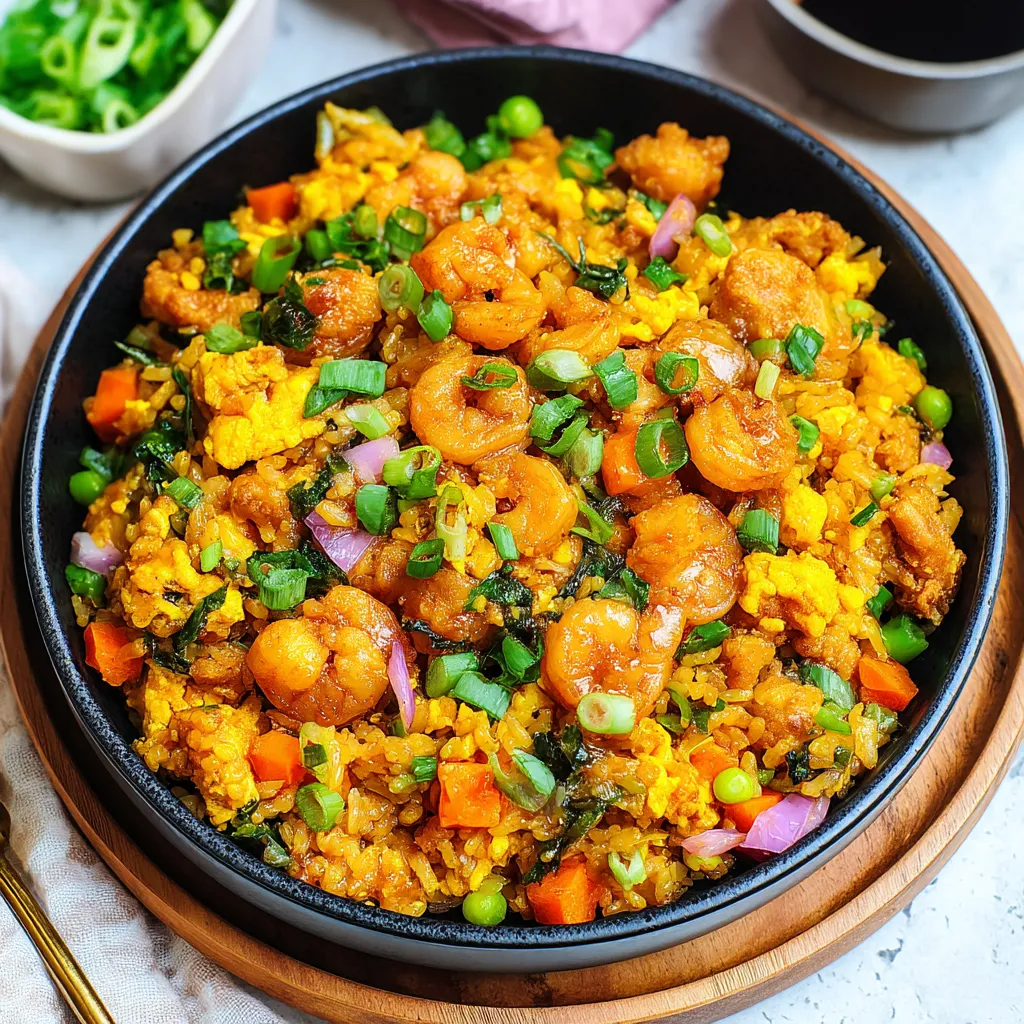 Chicken And Shrimp Fried Rice