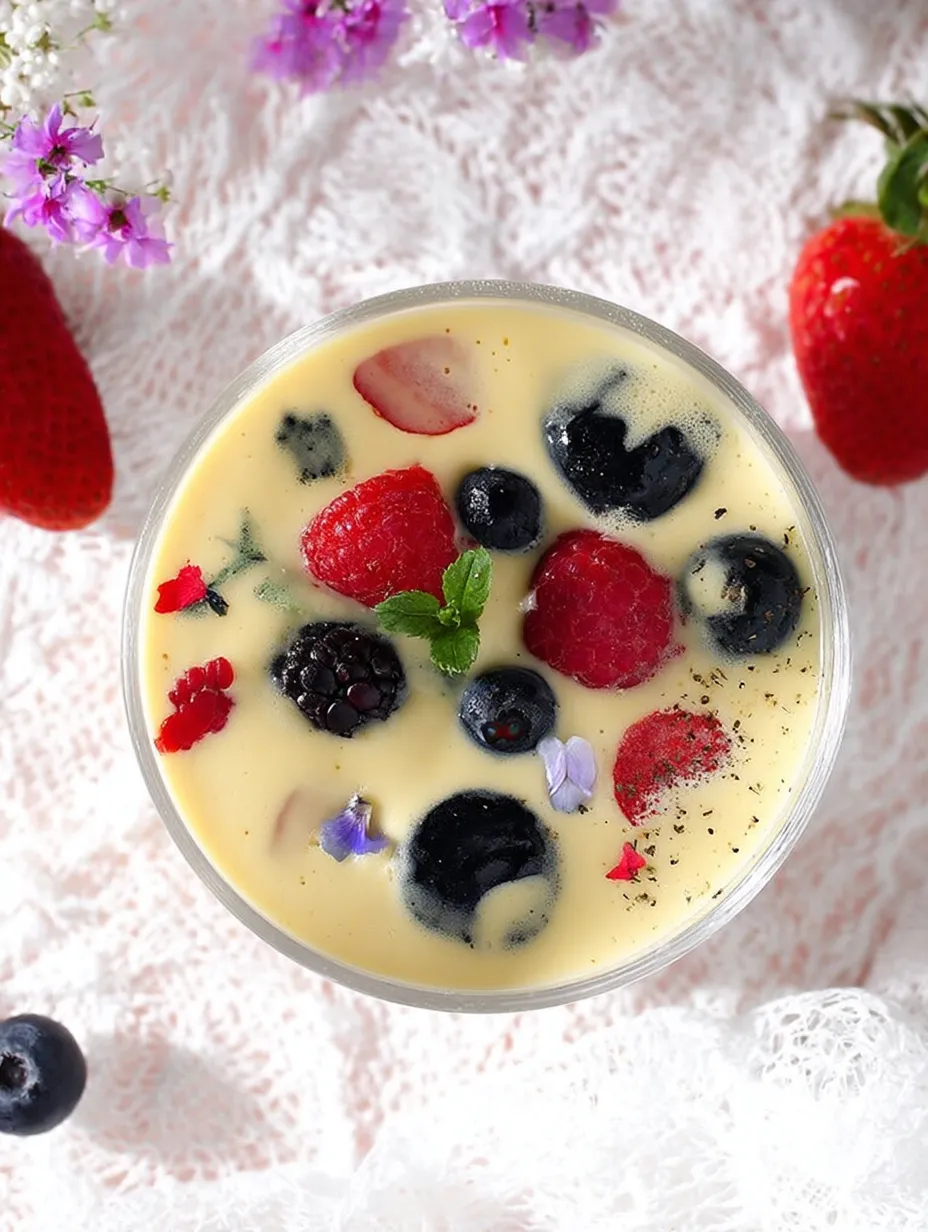 Zabaglione with Fresh Mixed Berries