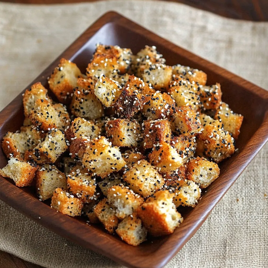 Seedy Savoury Homemade Croutons