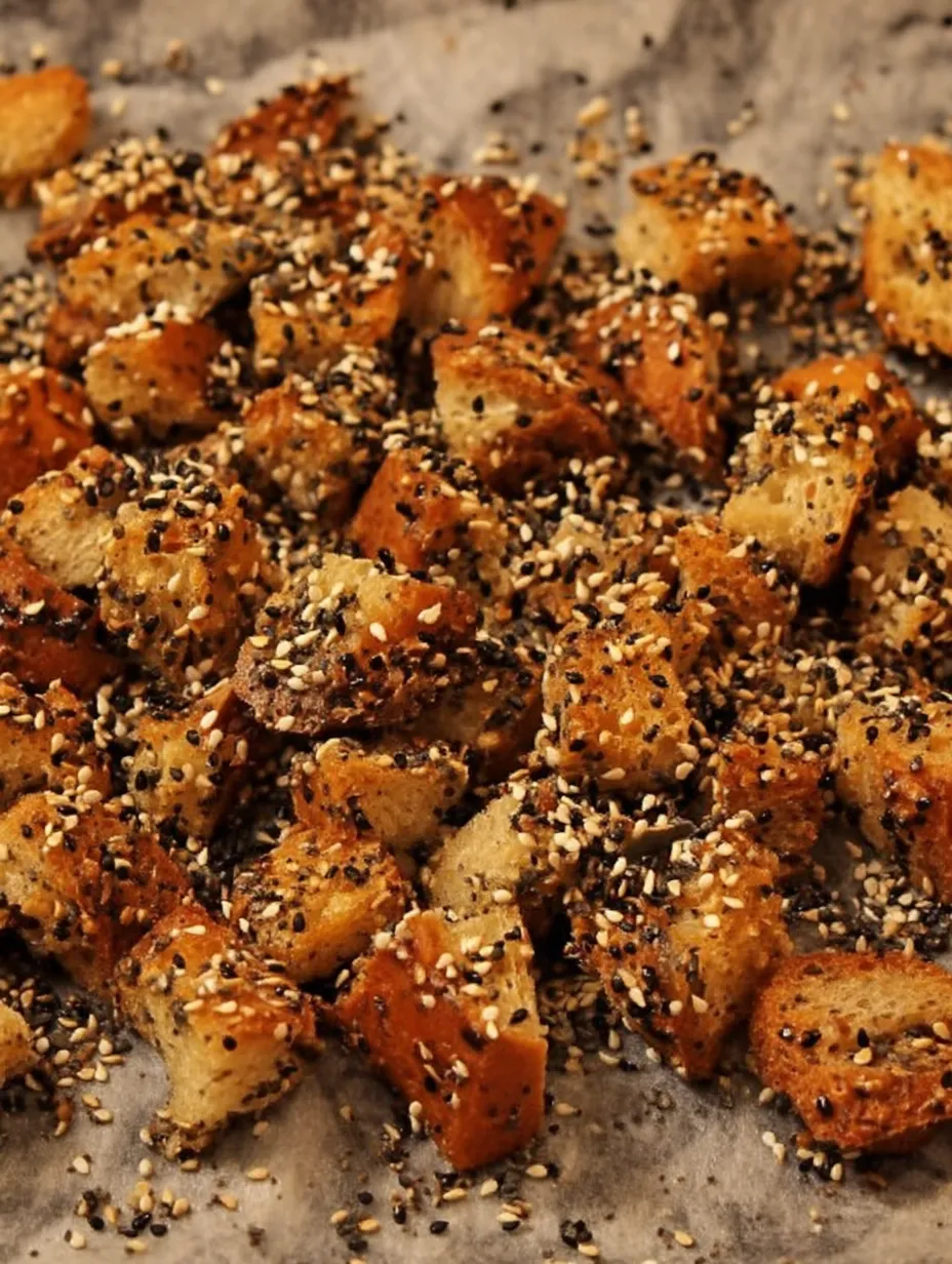 Seedy Savoury Homemade Croutons