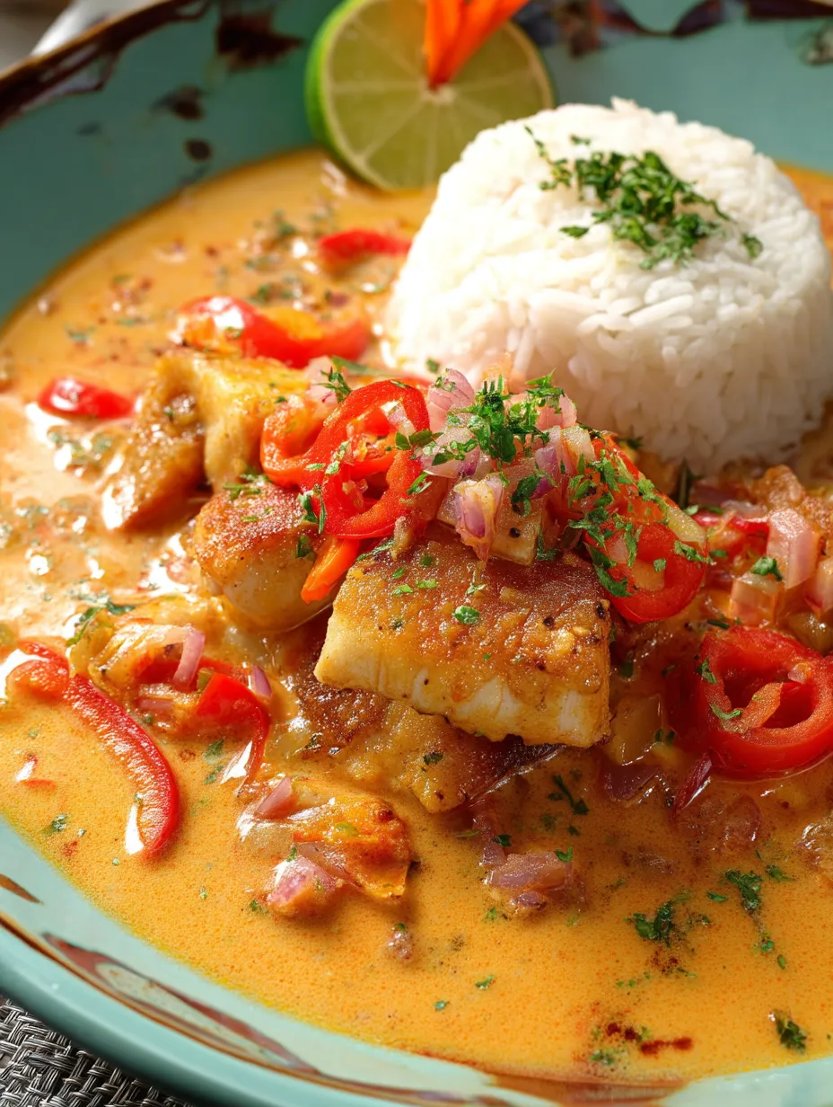 Pescado Encocado (Fish in Coconut Sauce)