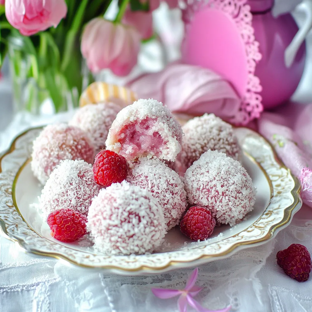 Raspberry Snowballs (Schneeballen)