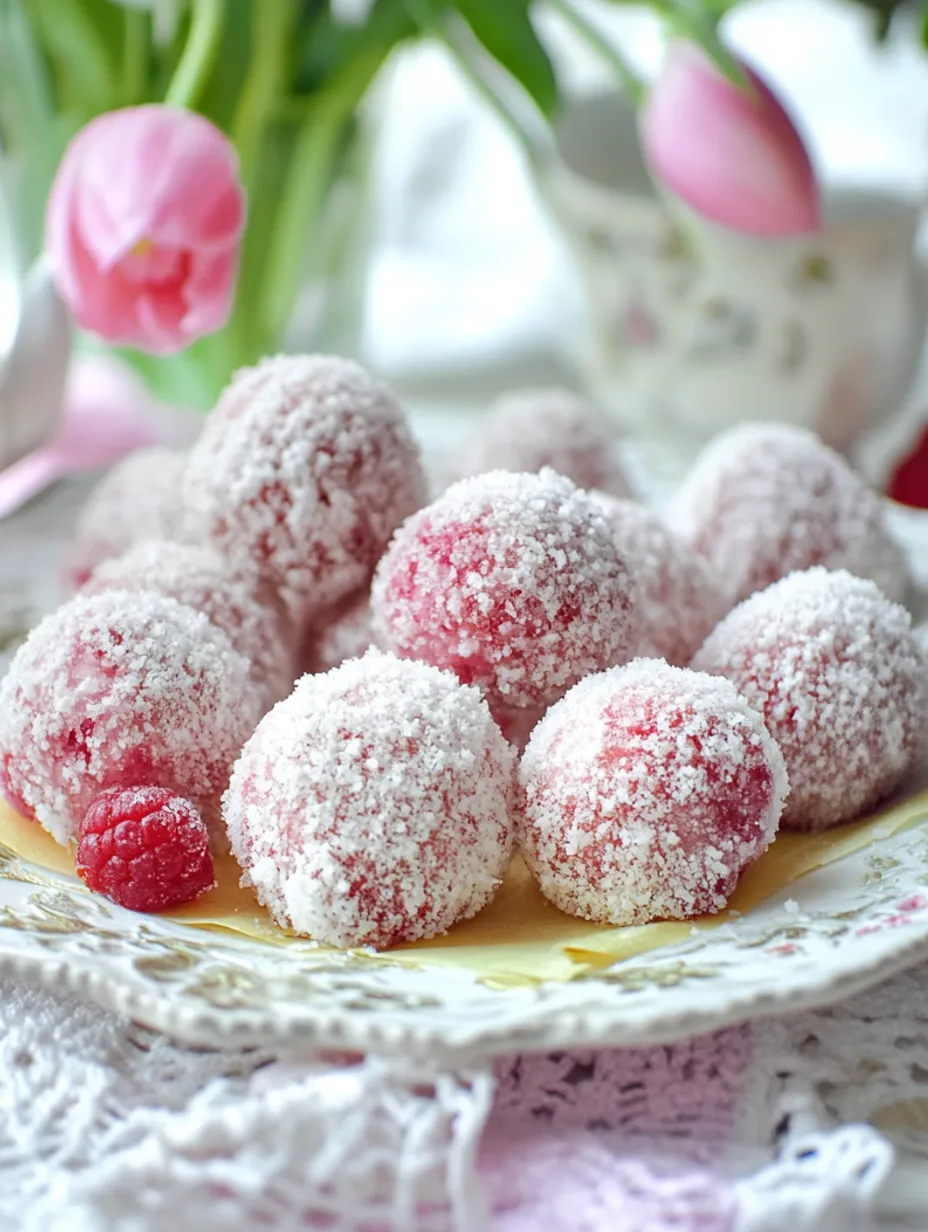 Raspberry Snowballs (Schneeballen)