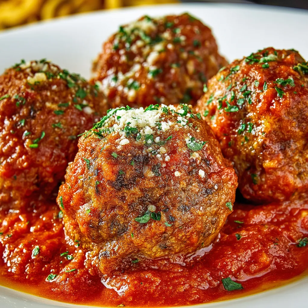 Easy Italian Meatballs