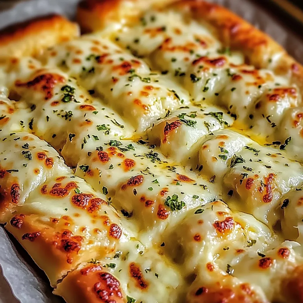Homemade Cheesy Garlic Breadsticks Recipe