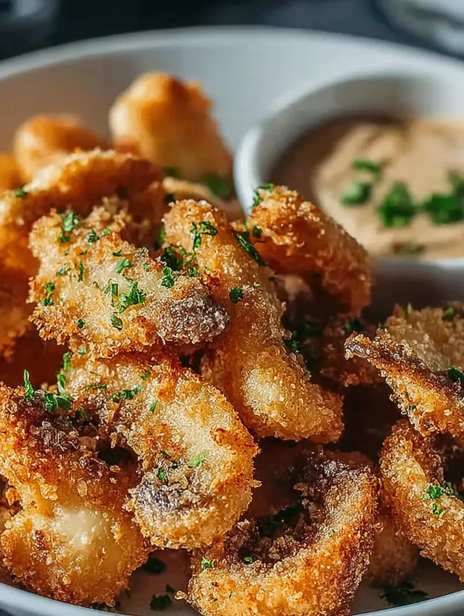 Crispy Fried Mushrooms Recipe