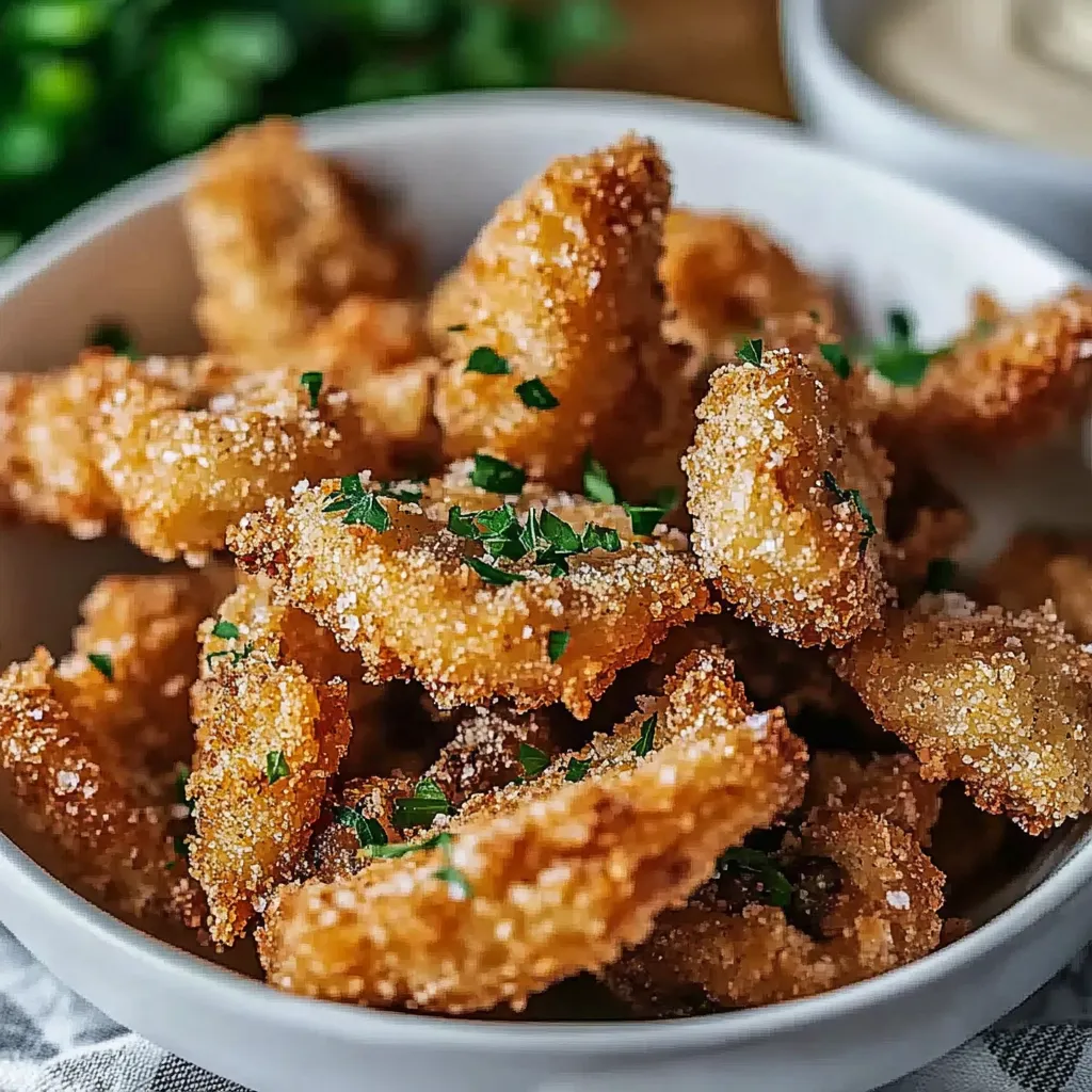Crispy Fried Mushrooms Recipe