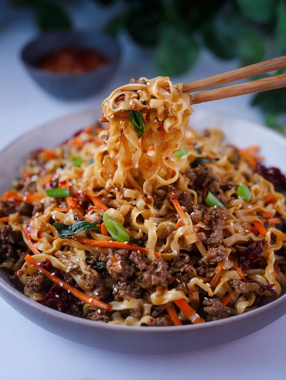 Beef Noodle Stir Fry
