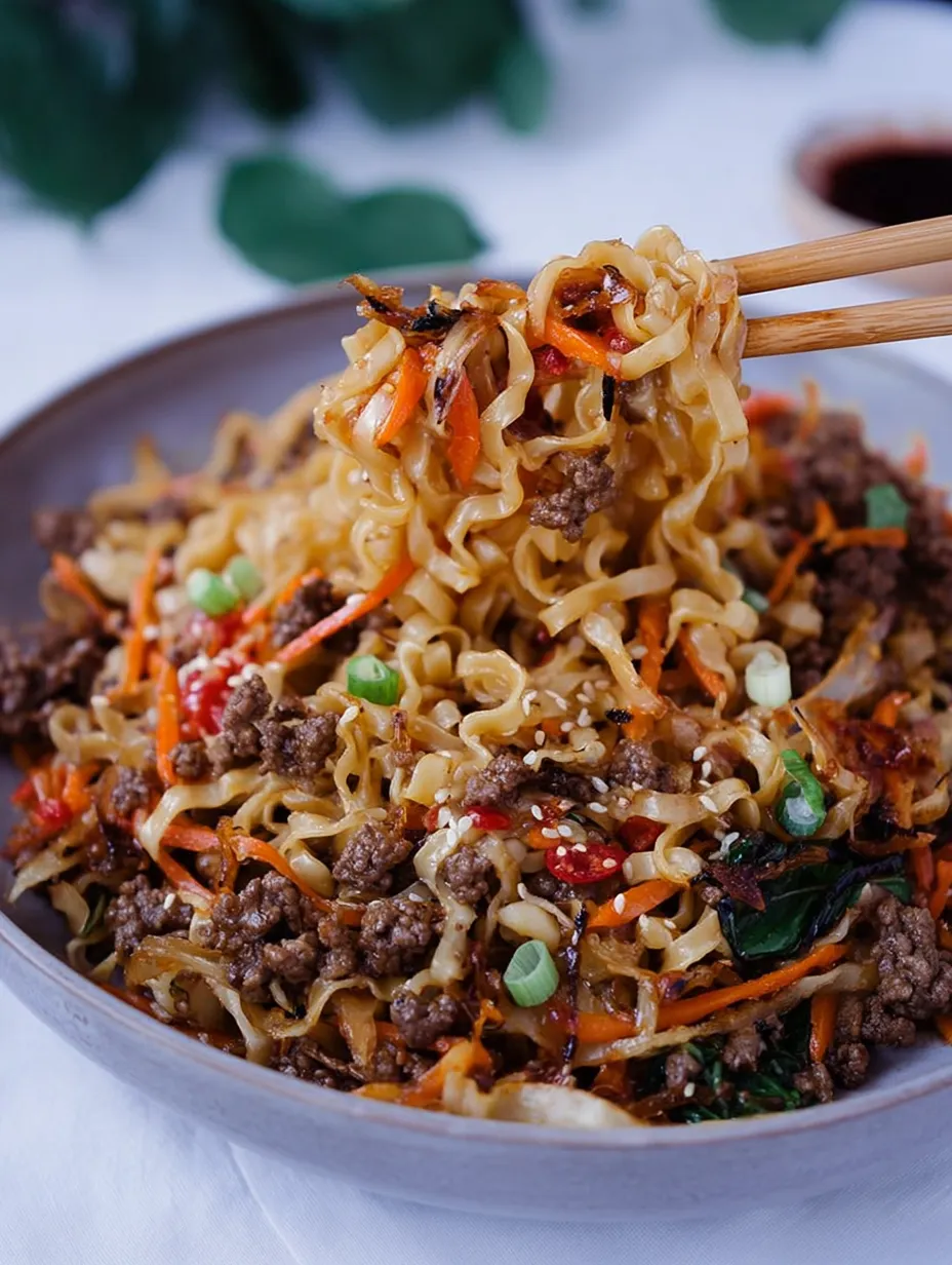 Beef Noodle Stir Fry