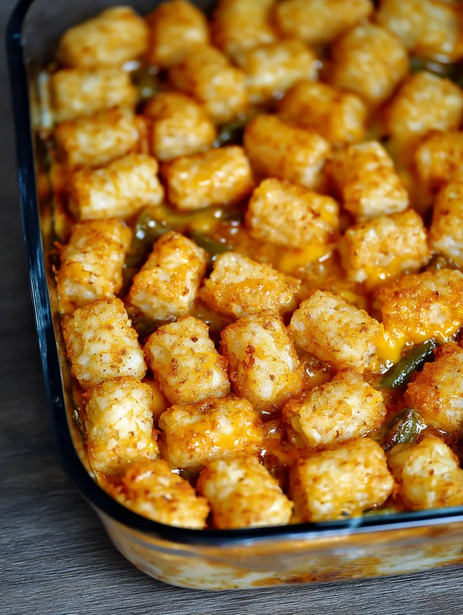 The BEST Tater Tot Casserole