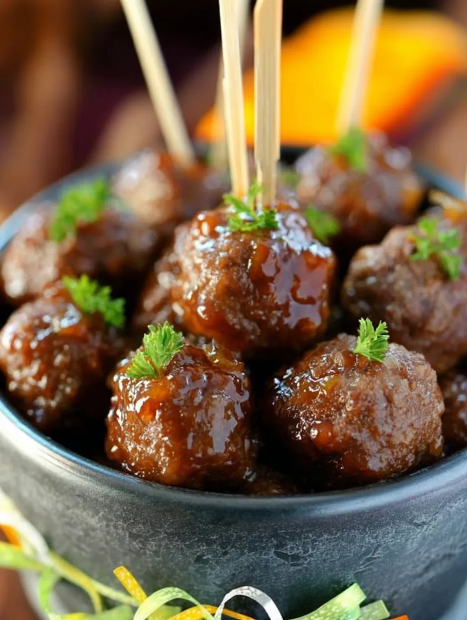 Slow Cooker Cocktail Meatballs