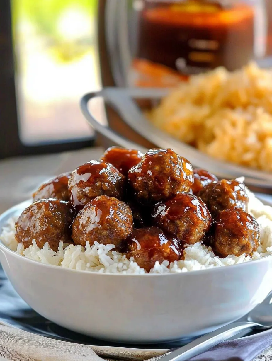 Slow Cooker Cocktail Meatballs