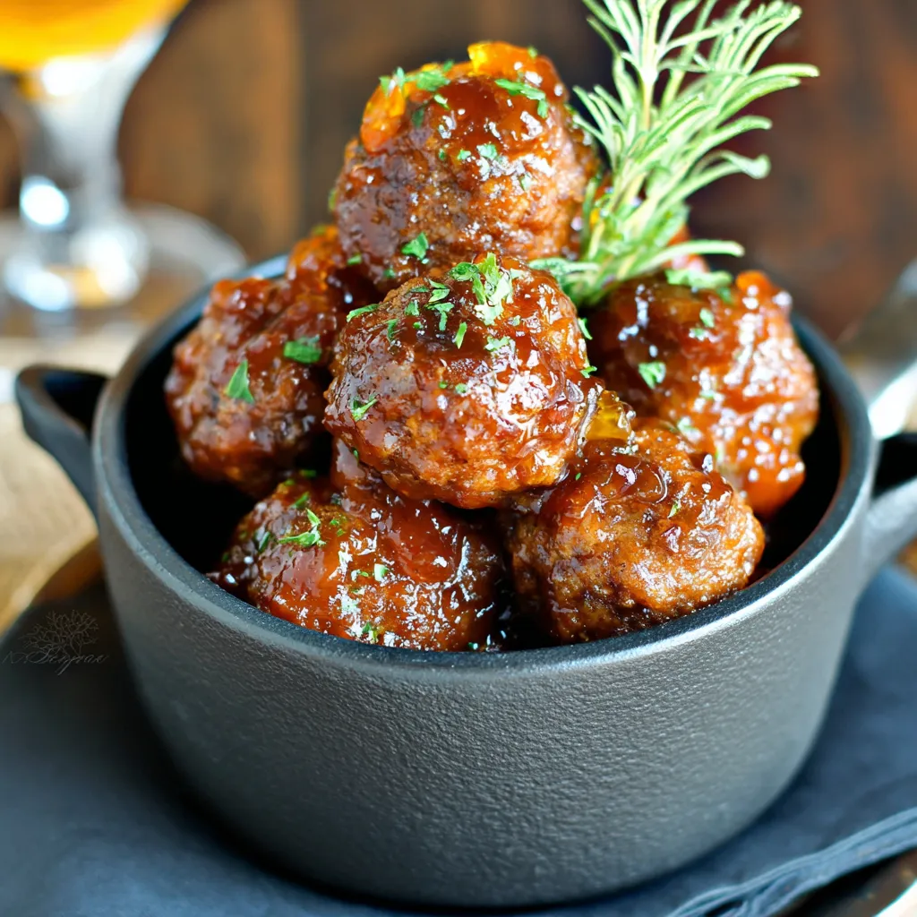 Slow Cooker Cocktail Meatballs