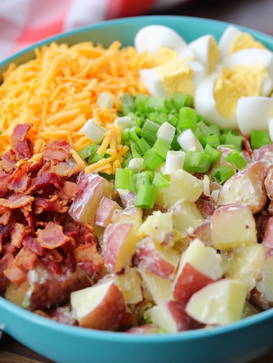 Loaded Red Potato Salad