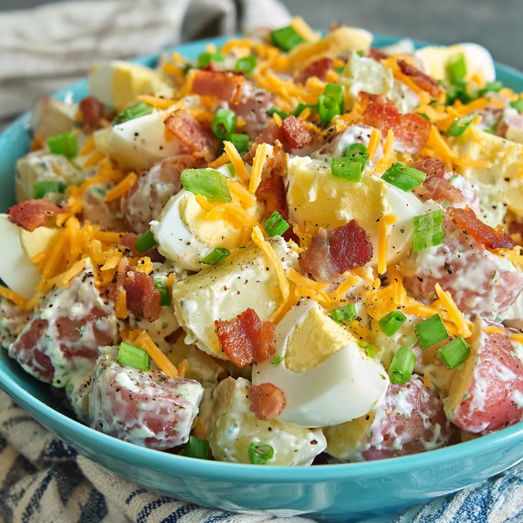 Loaded Red Potato Salad