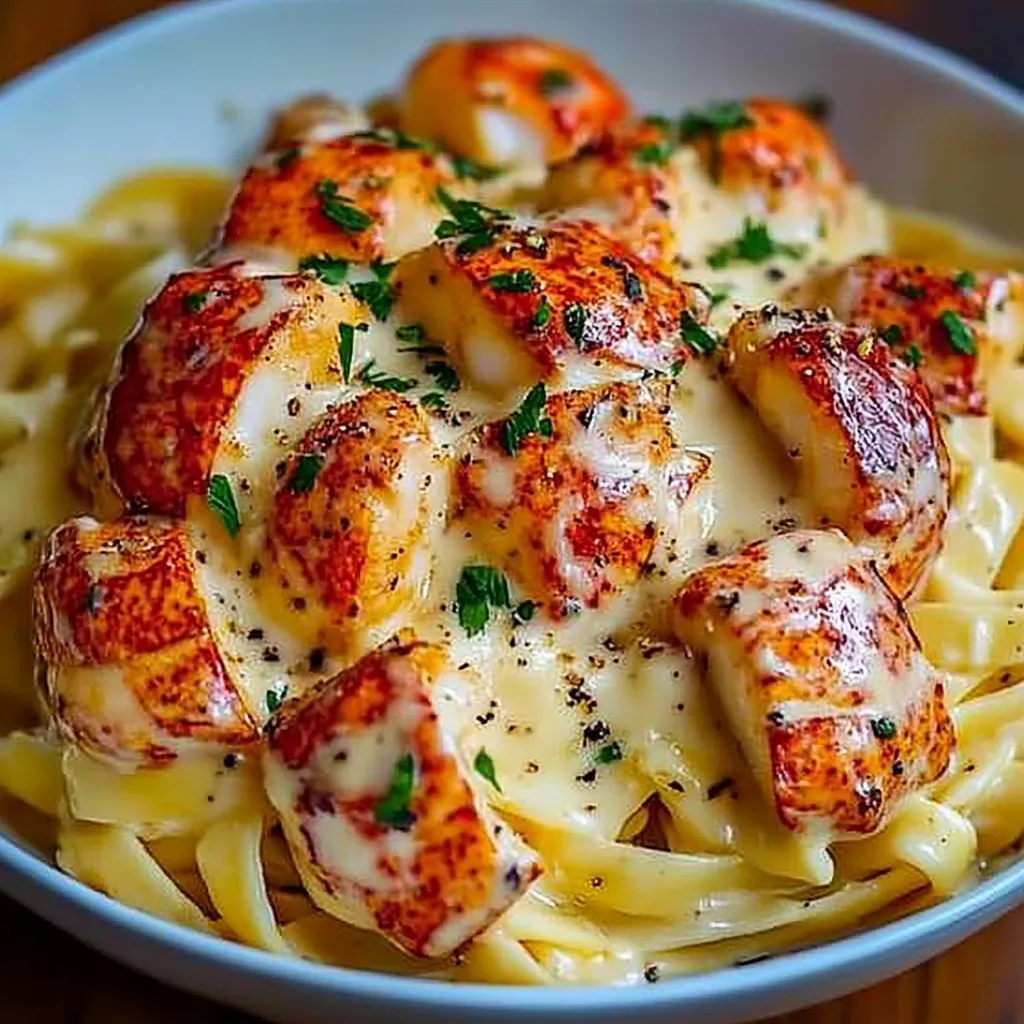 Lobster Alfredo Pasta I