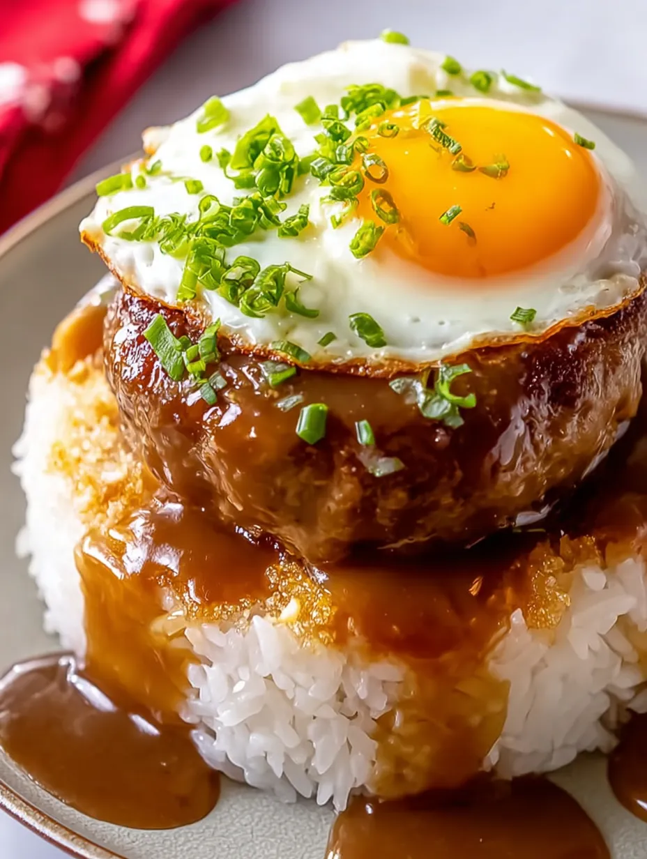Loco Moco Hawaiian Lunch