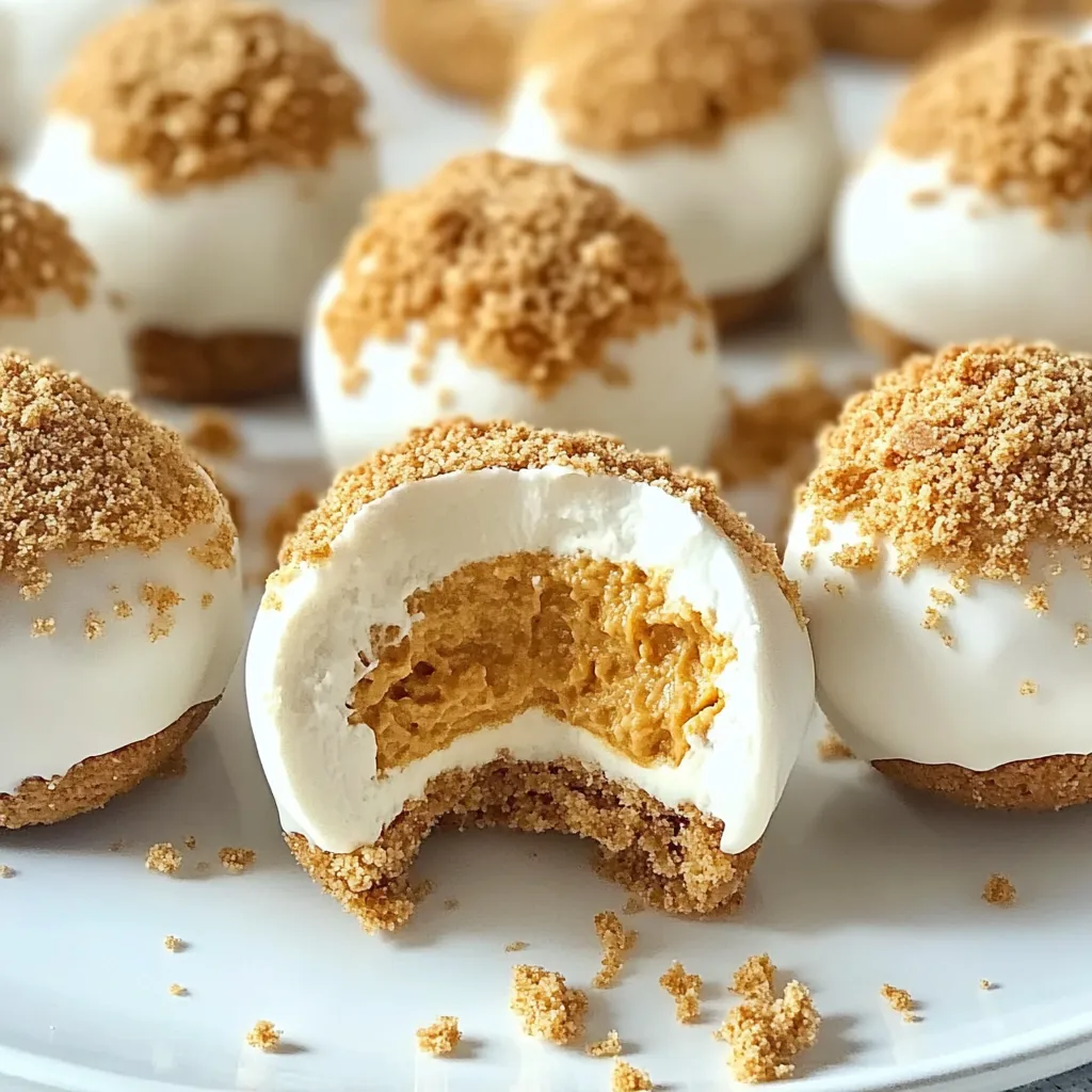 pumpkin cheesecake balls no bake