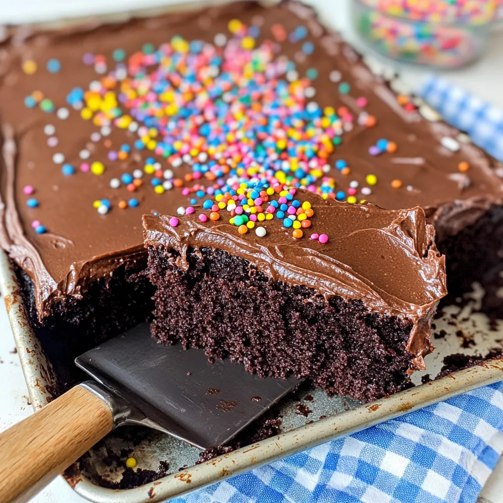 soft chocolate pan cake