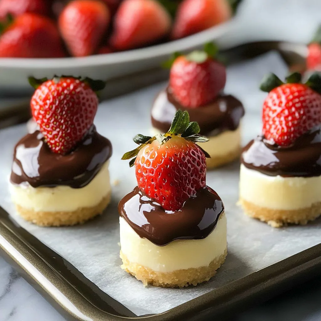 Creamy Chocolate Cheesecake Treats
